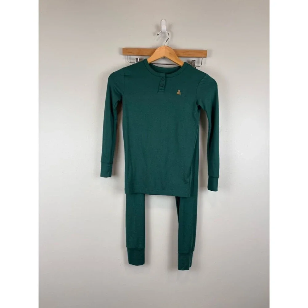 Gap Kids SuperCozy PJ Set Size 10 Balsam Green